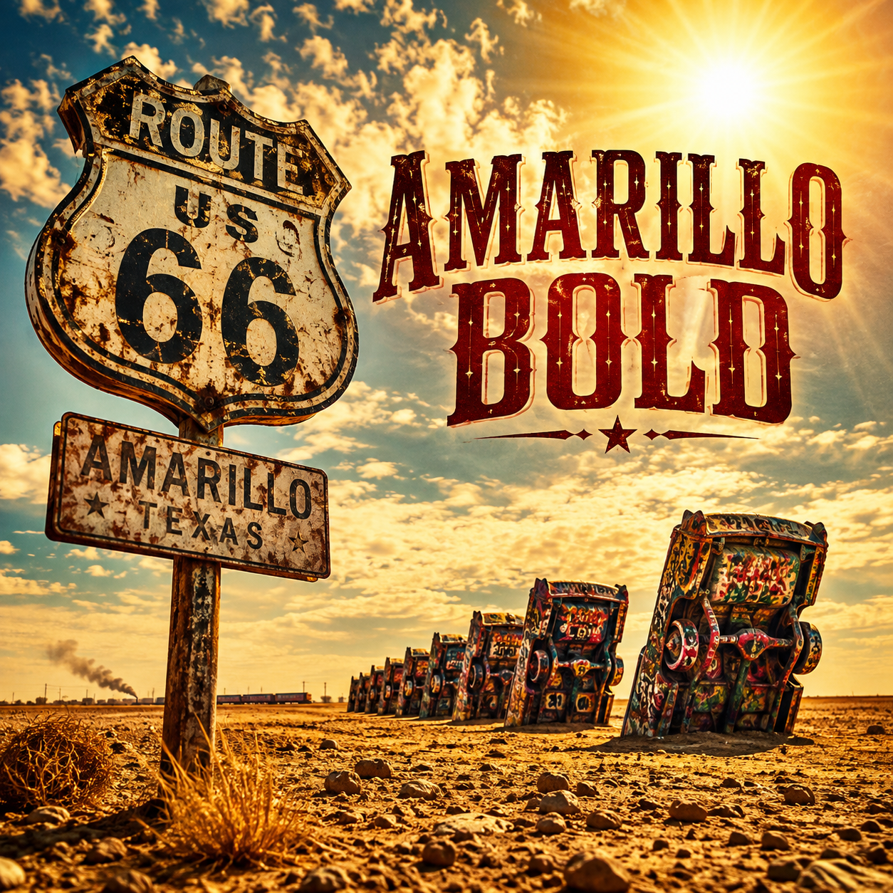 Single artwork for "Amarillo Bold"