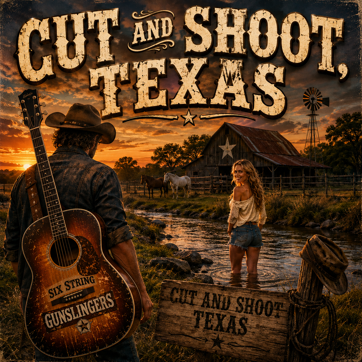 Single artwork for "Cut and Shoot"