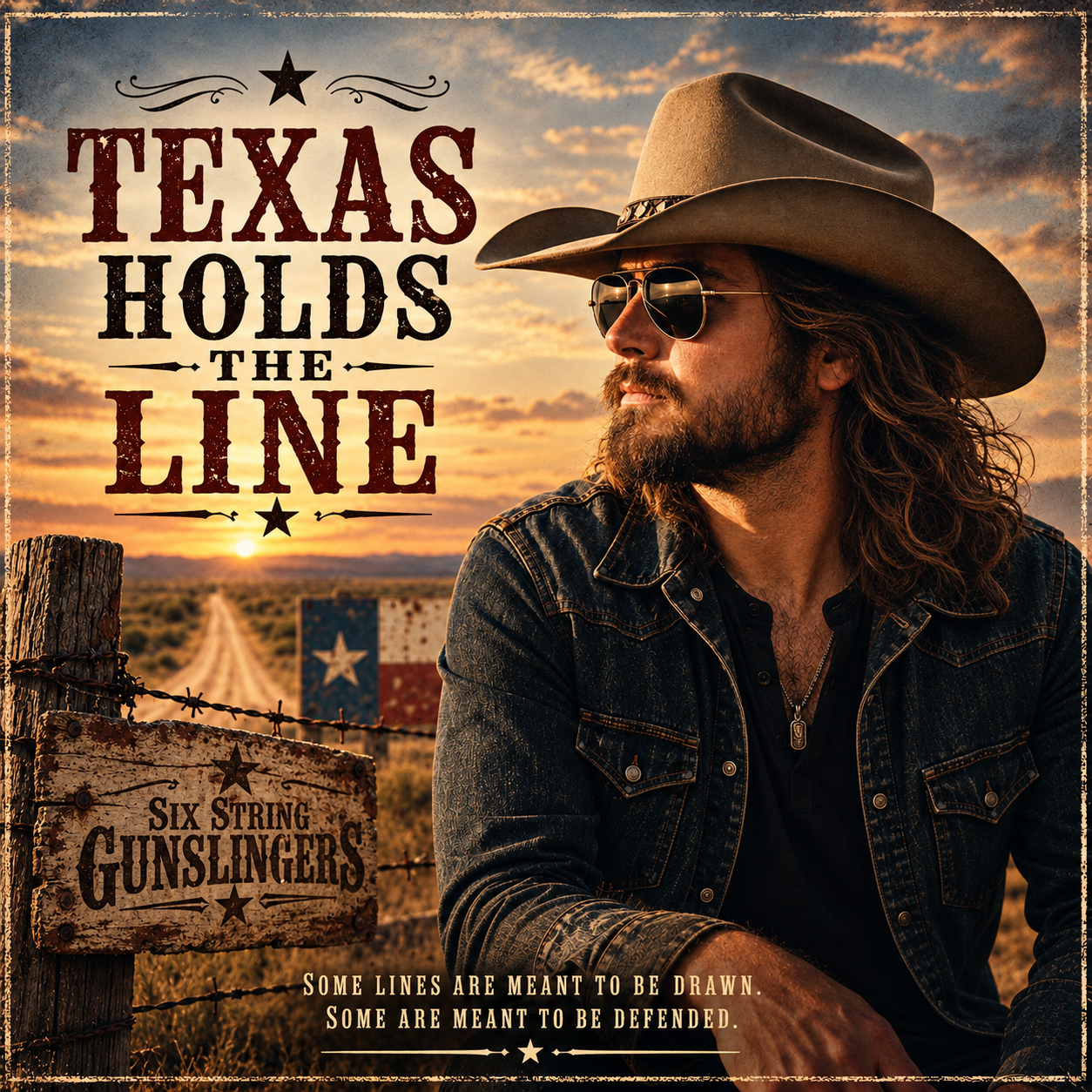 Single artwork for "Texas Holds The Line"